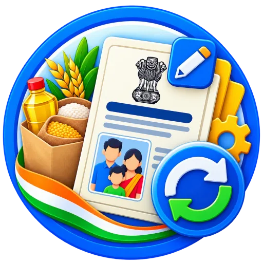 Ration Card Family Member Addition / Deletion